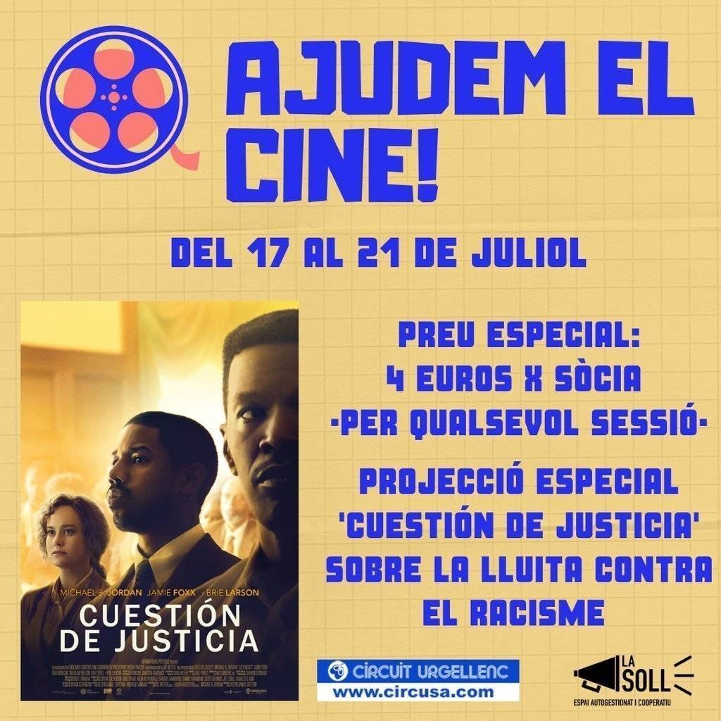 Cartell 'Ajudem el Cine'