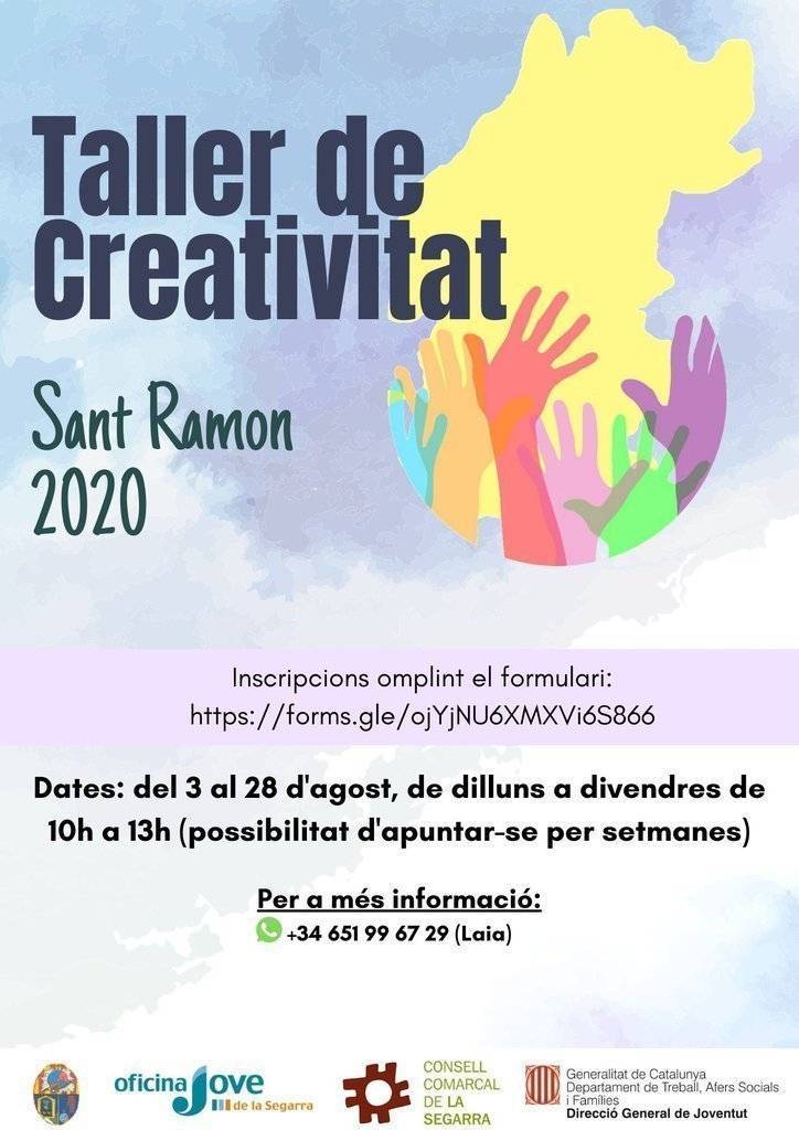 cartell taller creativitat sant ramon