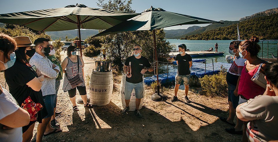 El director comercial del Celler Montsec, Jaume Gaspà, Garbuix&Tònic