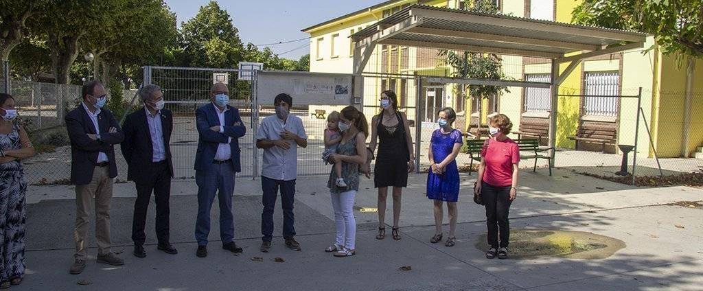 Visita conseller Bargalló al Palau d'Anglesola