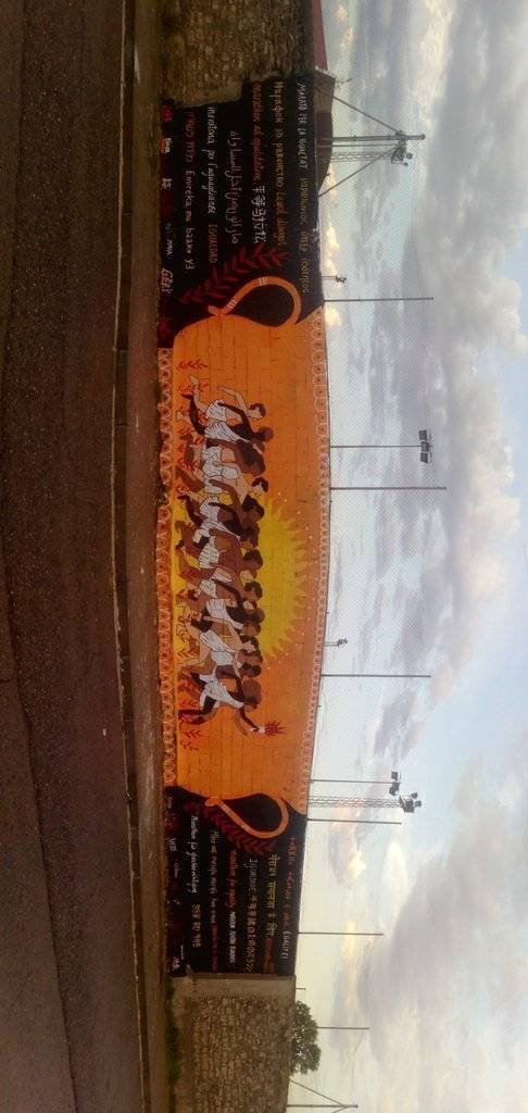 mural avinguda Esport - Camp de Treball Joventut