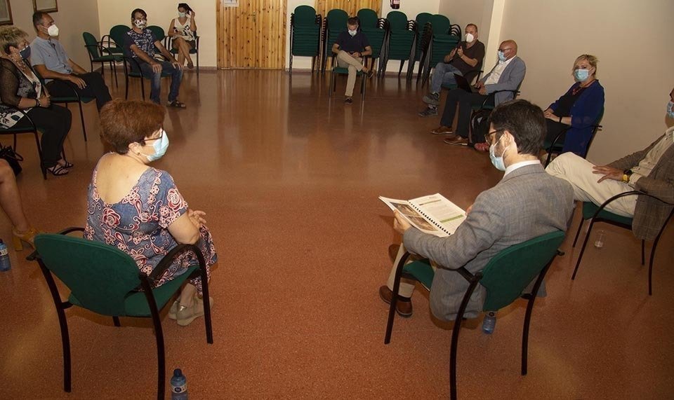 El conseller Jordi Puigneró Visita fibra optica Miralcamp