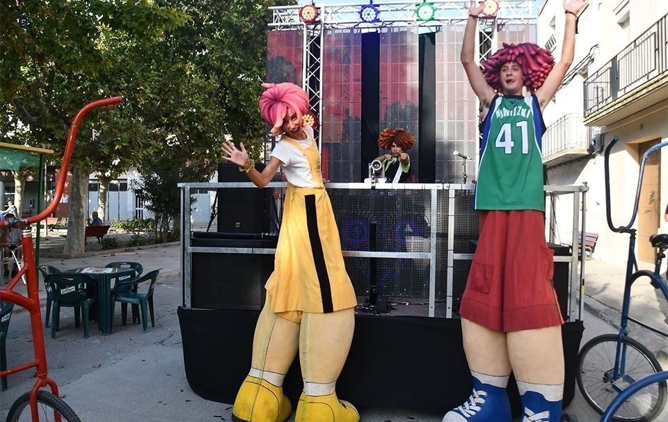 L'espectacle de la MobilDisco de Fadulito a Linyola @JRTarragó