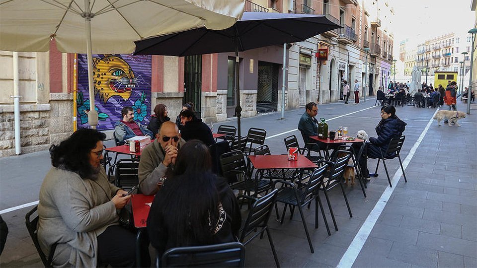 Terrasses d'establiments als carrers de Lleida @JosepA.Pérez