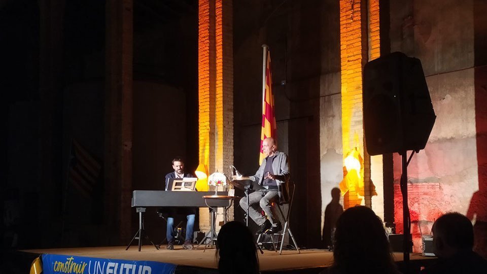 L'espectacle Llach Poeta al Palau d'Anglesola