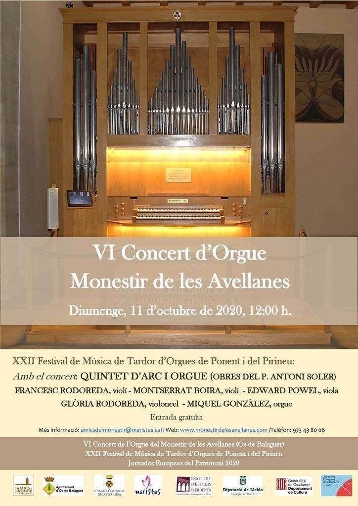 Cartell 6 Concert Orgue 11-10-2020