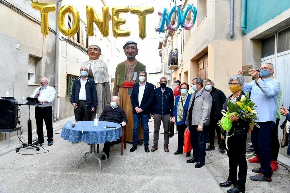 Tonet Salvia centenari de Bellvís @AntonioGRanados