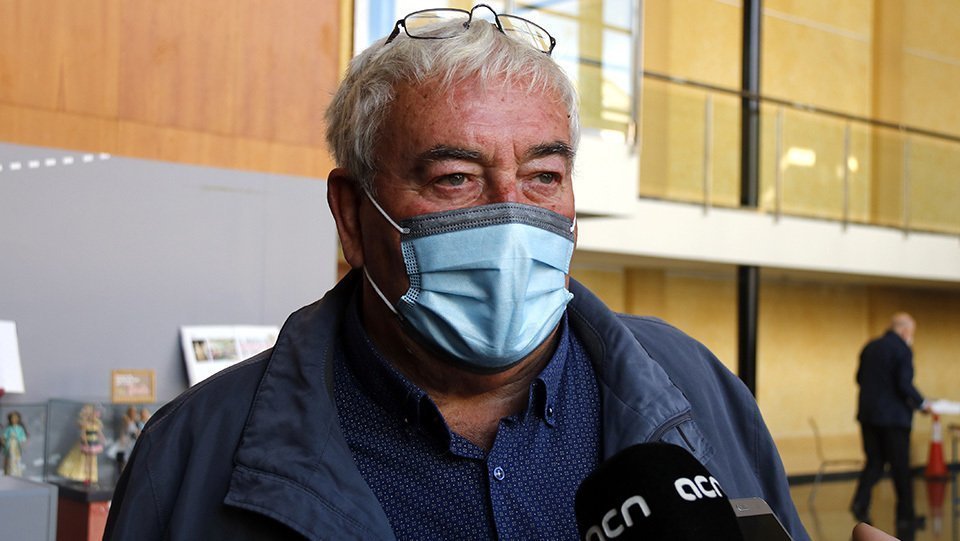 El president de la Comunitat de Regants dels Canals d'Urgell, Amadeu Ros