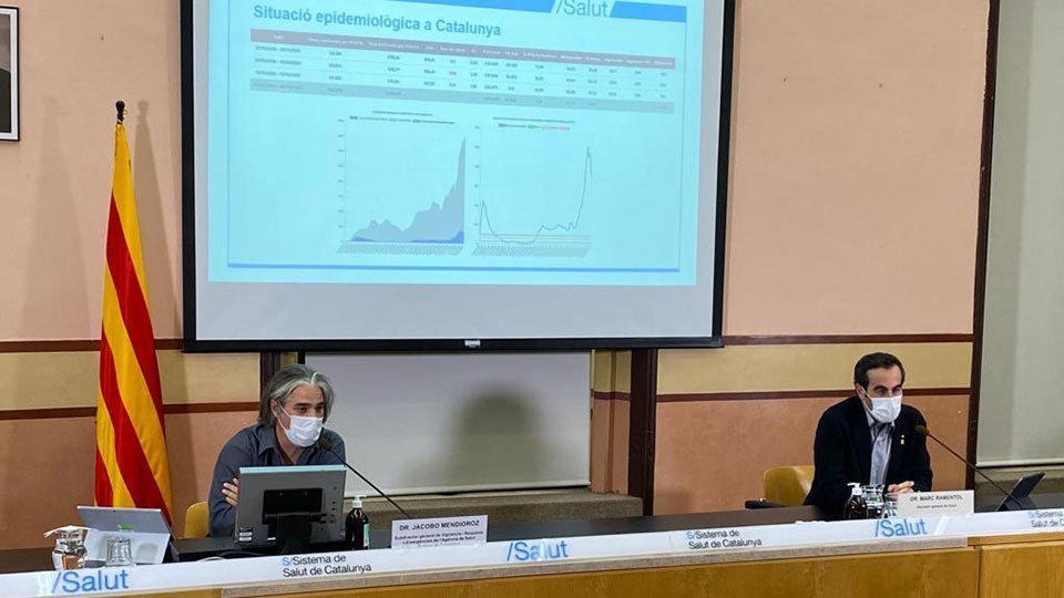 El secretari general de Salut, Marc Ramentol I Jacobo Mendioroz @SalutGeneralitat