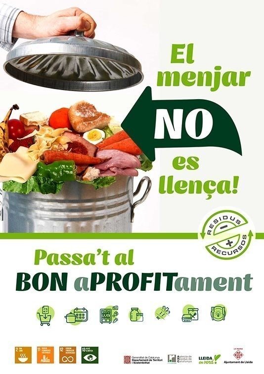Campanya malbaratament aliments Paeria Lleida