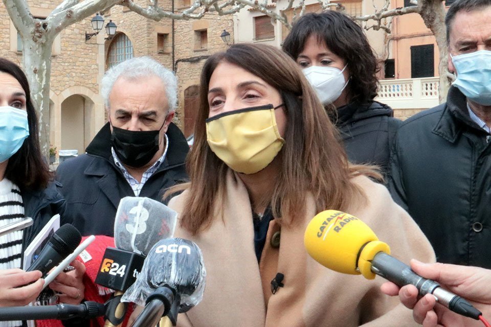 La consellera de Presidència, Meritxell Budó, visita al Vilosell @ACN