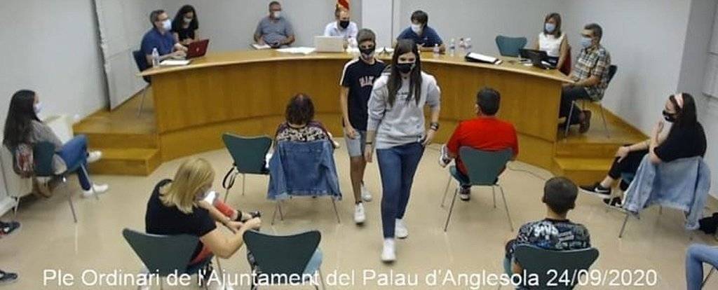Participació del Consellet en el Ple del Plau d'Anglesola