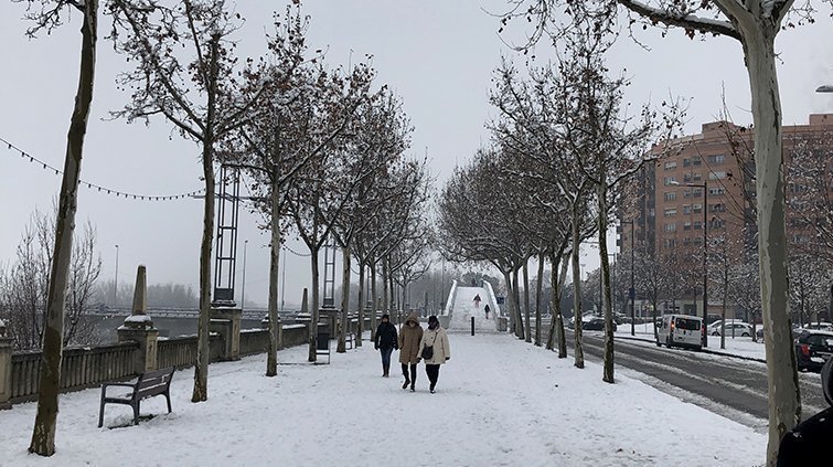 Web  Lleida coberta de neu