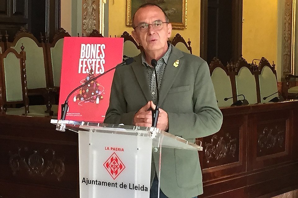 L'alcalde de Lleida, Miquel Pueyo
