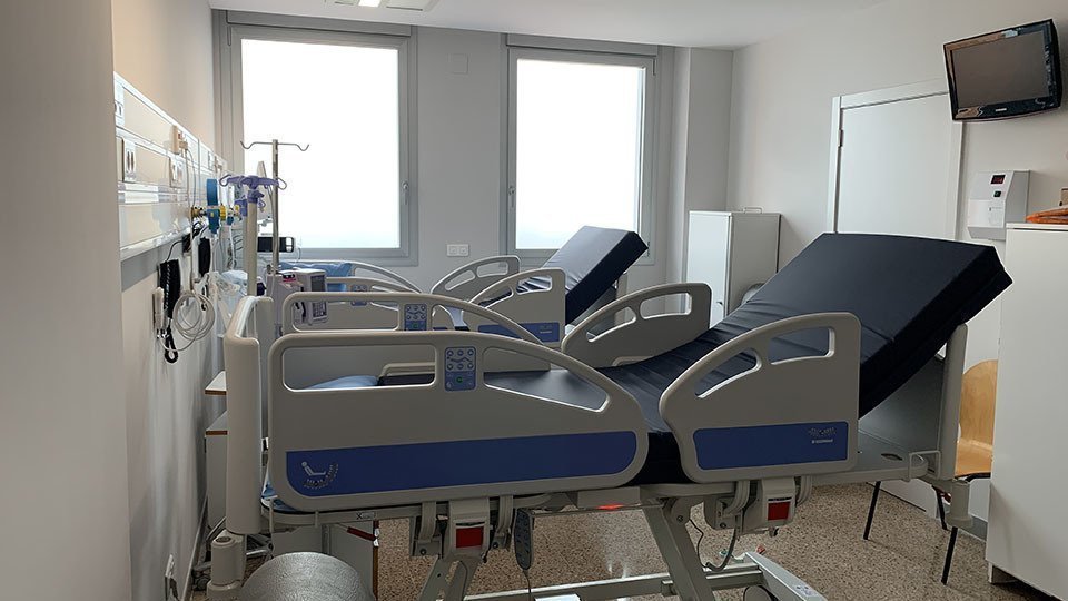 Els nous llits de l'Arnau de Vilanova, pensats per actuar com UCI @HUAV