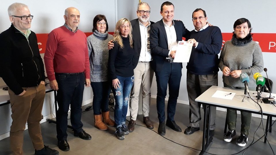 ​Òscar Ordeig al capdavant de la llista del PSC