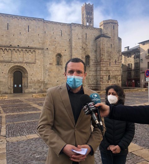 Òscar Ordeig visita La Seu d'Urgell