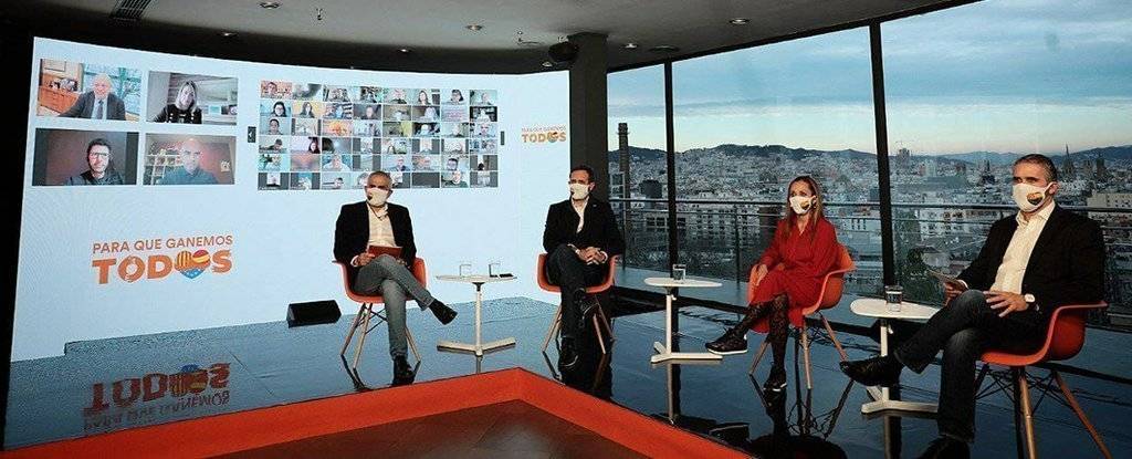 Jorge Soler, Carlos Carrizosa i l'eurodiputat José Ramón Bauzá