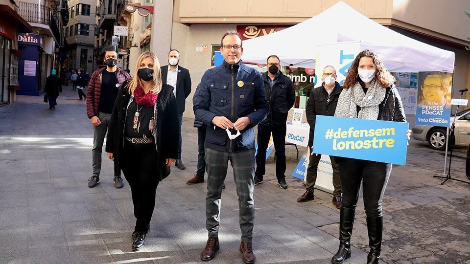 Marc Solsona visita a l'eix comercial de Lleida @PDeCAT