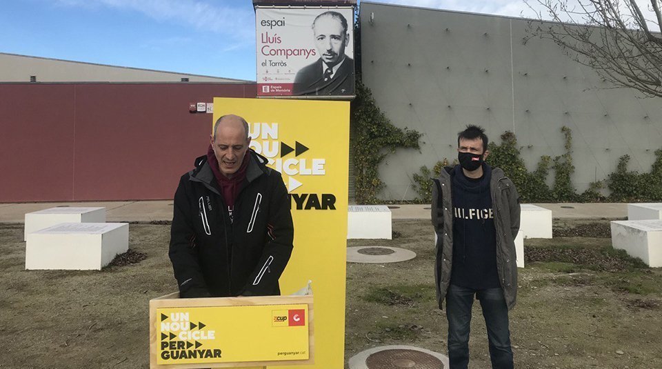 Acte de la CUP al Tarrós