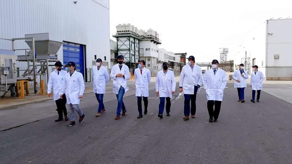 Visita del ministre Lluís Plana