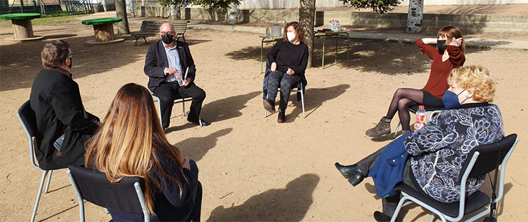 Visita del Conseller Josep Bargalló, ha centres educatius de la comarca d’Osona