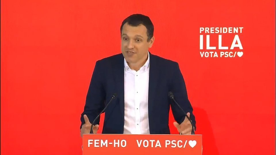 Òscar Ordeig acte central de campanya PSC