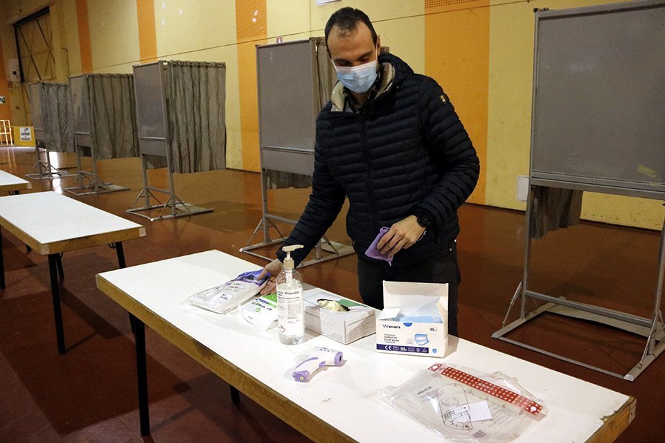 El responsable de seguretat del 14-F a Mollerussa, Ramon Xinxó @ACN