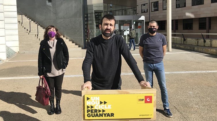 Diari La CUP exigeix la fi de la repressió