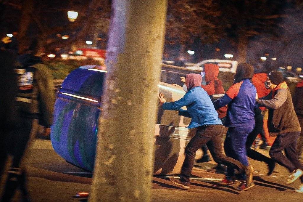 Protesta manifestació 16F Lleida Pablo Hasél - Eduard Subirats Ferré