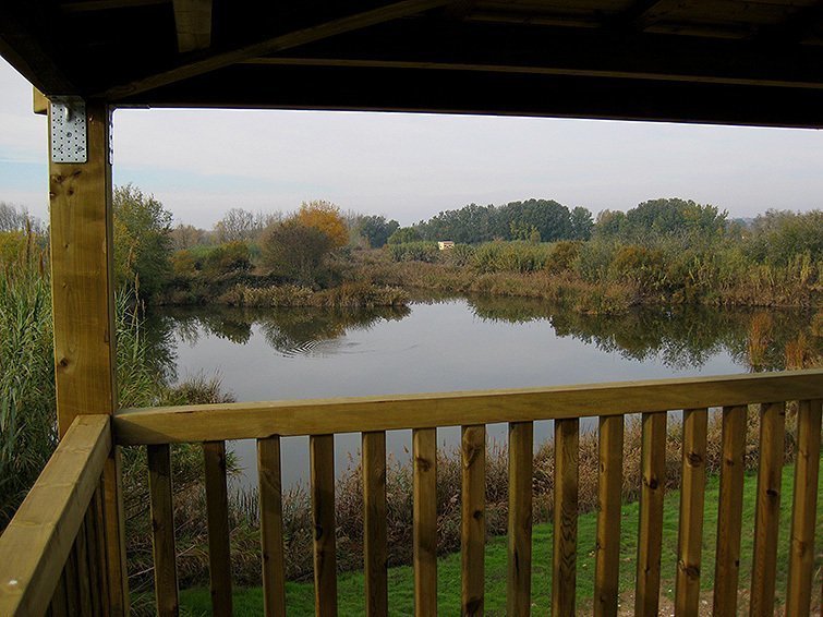 El mirador sobre els Aiguamolls de Rufea