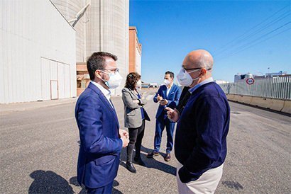 Visita del vicepresident en funcions Pere Aragonès Vallcompanys