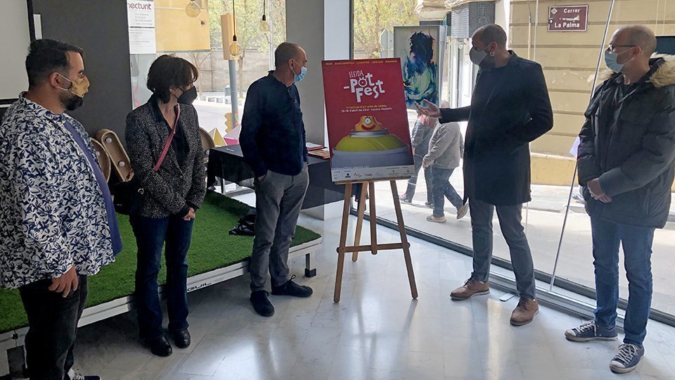 Presentació del festival d'art urbà Lleida _potFest @ajlleida