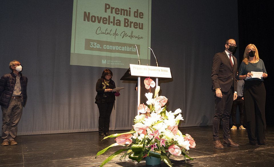 La guanyadora del Premi de Novel·la Breu Àngels Fitó @Territoriscat 1