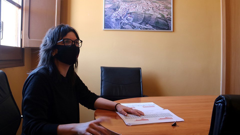 L'alcaldessa del Pinell de Brai, Eva Amposta @ACN