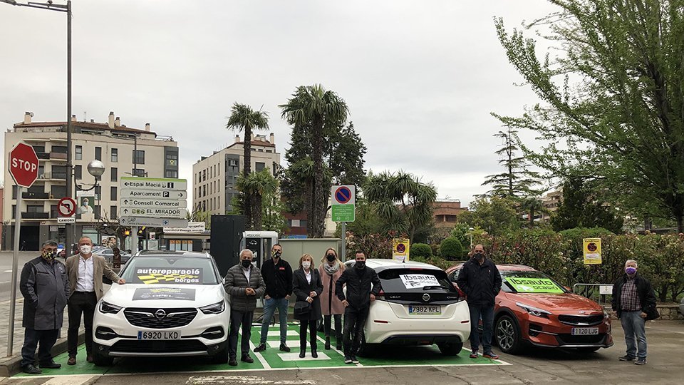 El punt de recàrrega de vehicles elèctrics de les Borges (3)