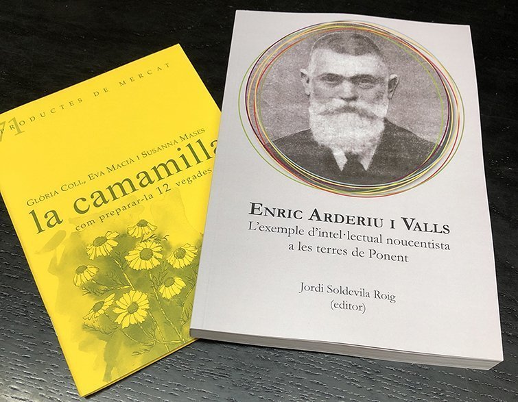 Biografia d'Enric Arderiu i Valls, i el llibre de rceptes amb camamilla