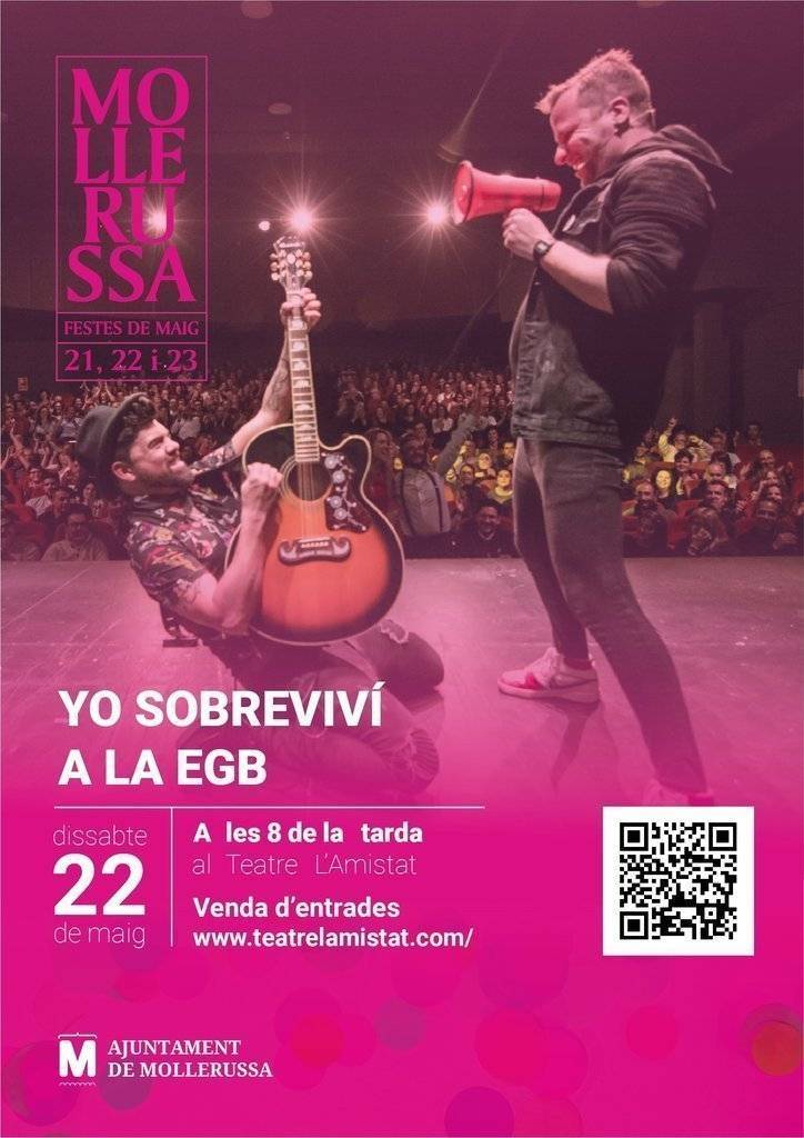 Cartell de l'espectacle 'Yo sobreviví a la EGB'