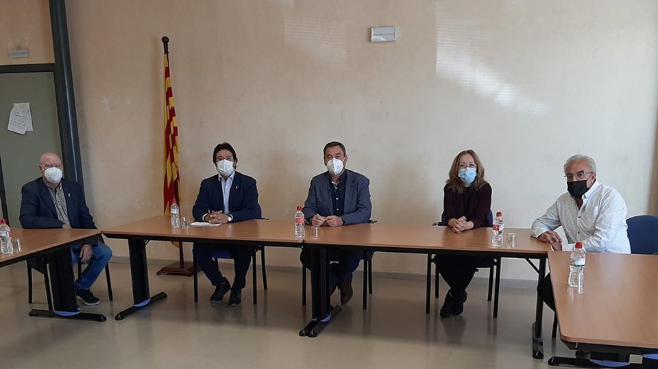 Reunió  Isidre Gavín, amb el Consell Comarcal de Les Garrigues @CCGarrigues
