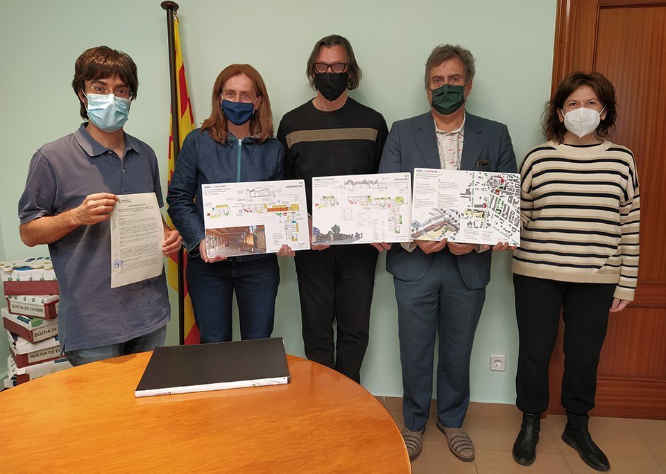 Francesc Balcells i els arquitectes guanyadors @AjPalau