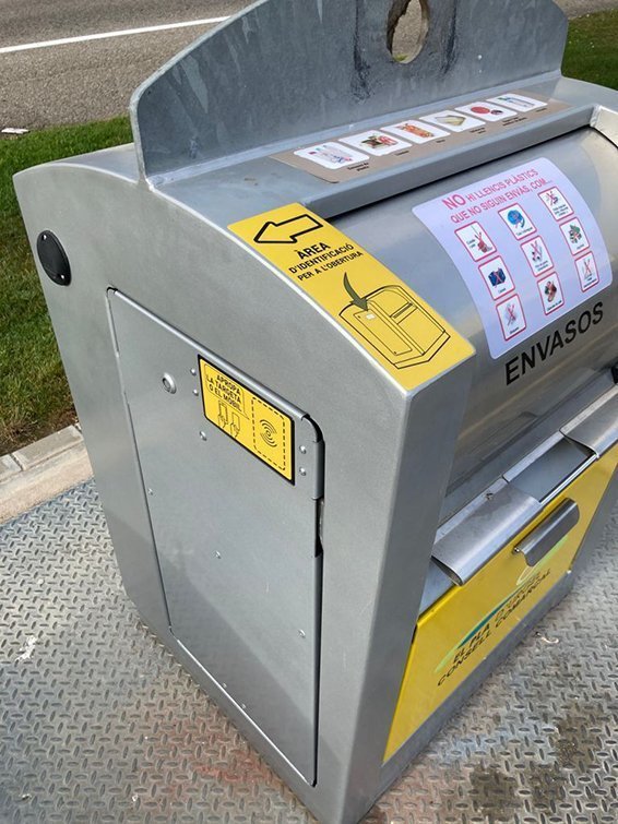 Contenidors intel·ligents instal·lats a Sidamon