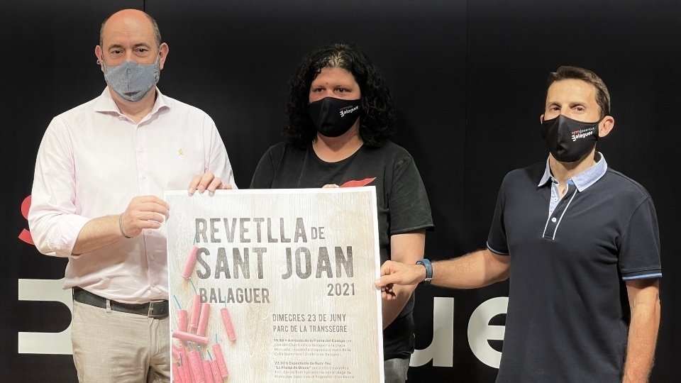 Presentació dels actes de Sant Joan 2021 a Balaguer. Fotografia: Paeria de Balaguer.