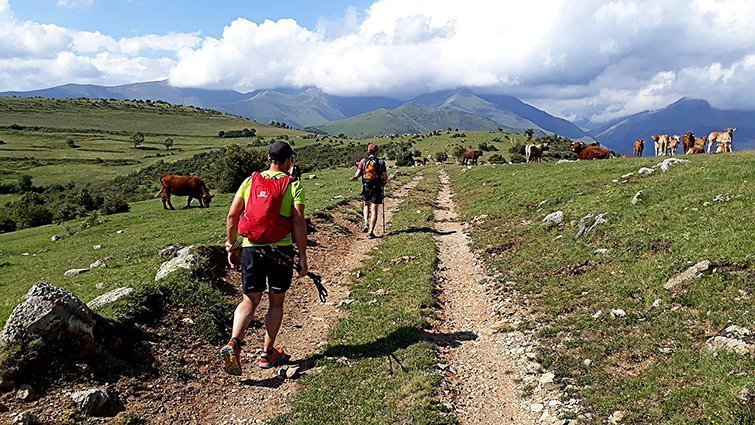 L'alcalde de Linyola, Àlex Mases recorrent La Cabanera @JosepA.Pérez
