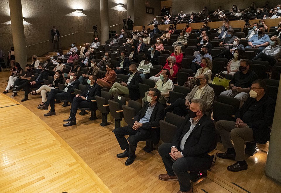 El Paer en cap Miquel Pueyo presenta el projecte Lleida capital AgroBioTec @JaviMartÍn