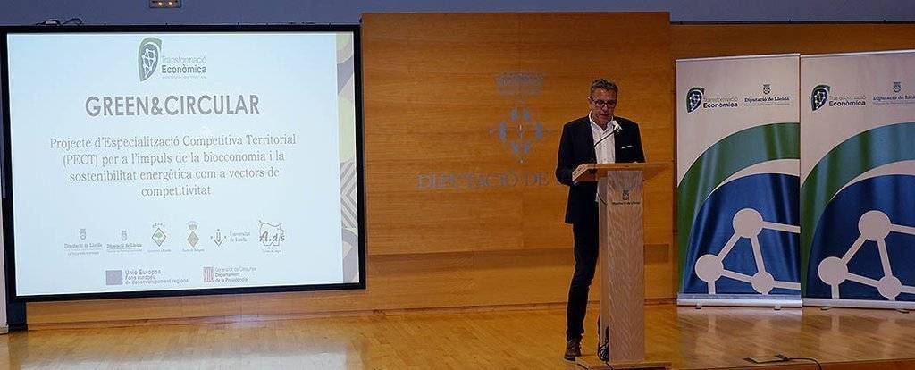 El presient de la Diputació de Lleida Joan Talarn presenta Green&Circular @JosepA.Pérez