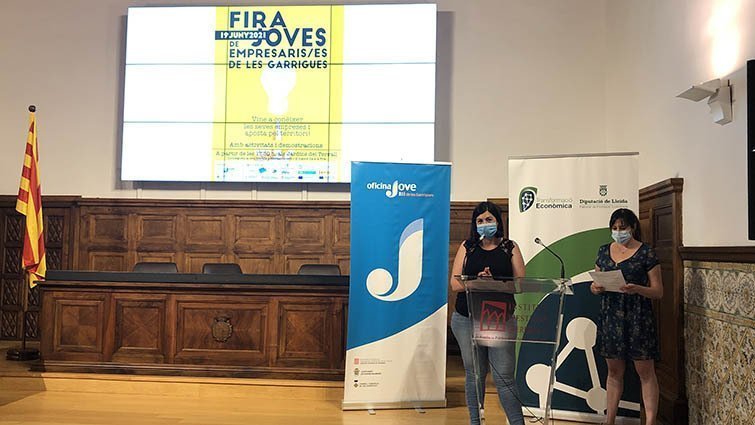 Marta Peiró i Ingrid Florejacs Oficina Jove de les Garrigues