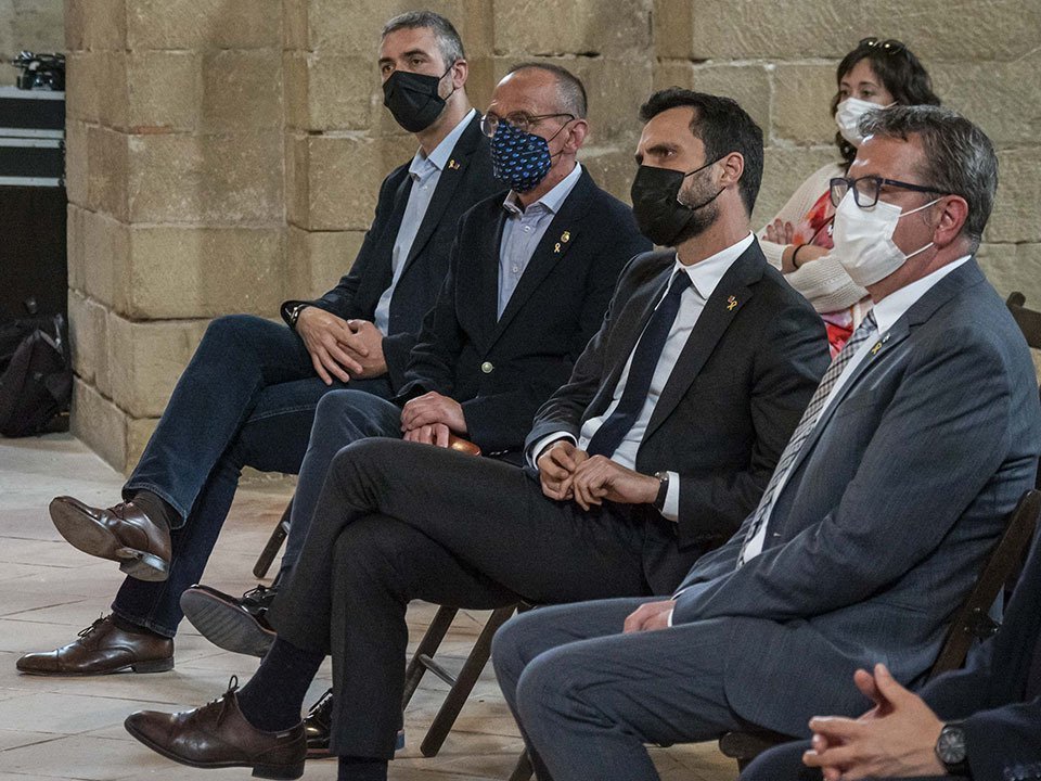 Autoritats participants en l presentació de Conreem Lleida @JaviMartín