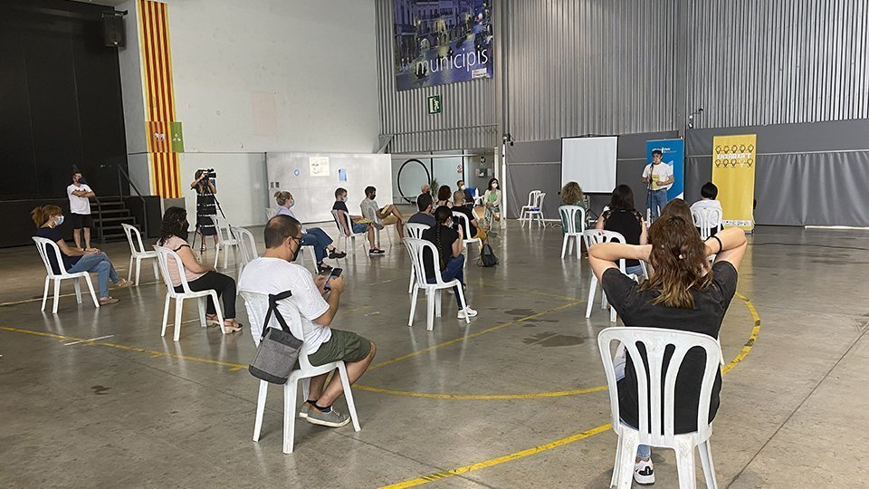 Treball en xarxa en la Fira Joves empresaris de les Garrigues @ElenaIbañez