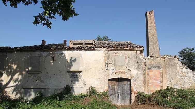 Imatge del molí del Valls de Ciutadilla @Territoriscat