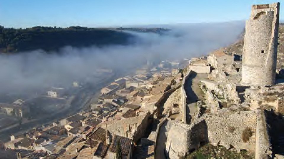 La torre de guaita del castell de Guimerà @Territoriscat